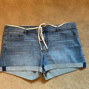 Loft Jean shorts size 16 NWT